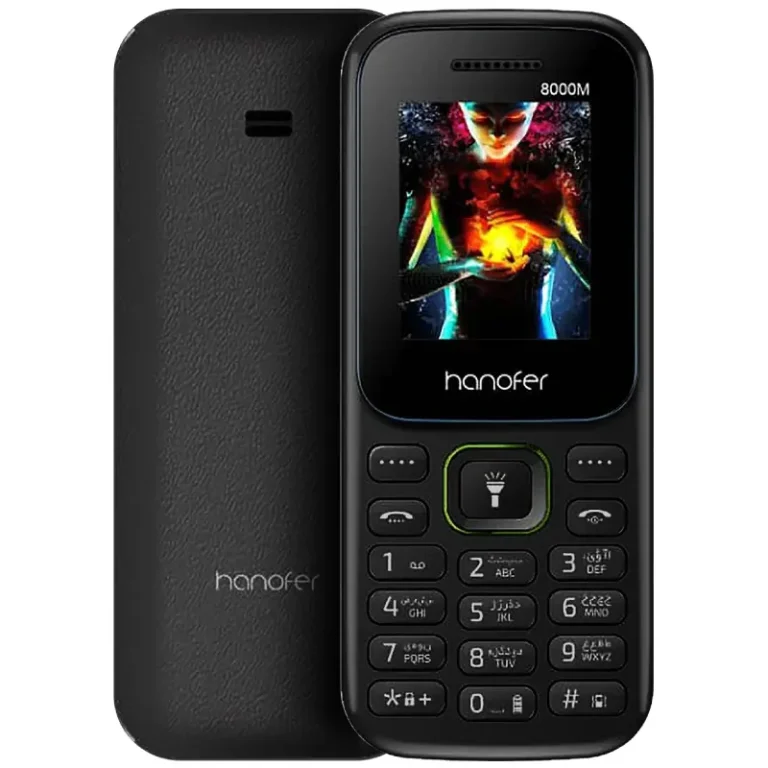 گوشی موبایل هانوفر 8000M رنگ مشکی