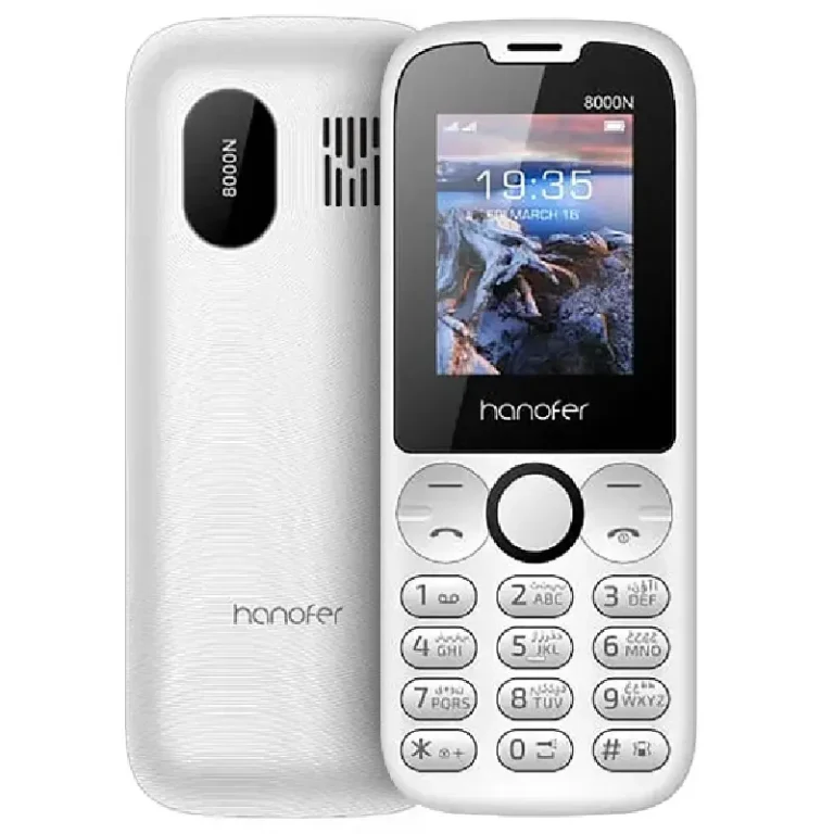 گوشی موبایل هانوفر 8000N رنگ سفید
