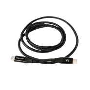 کابل شارژر 25 واتی هانوفر رنگ مشکی