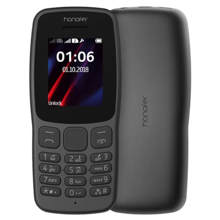 گوشی موبایل هانوفر v6 خاکستری