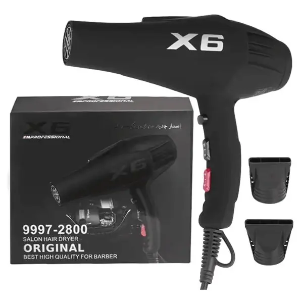 سشوار حرفه ای مدل X6 9997-2800